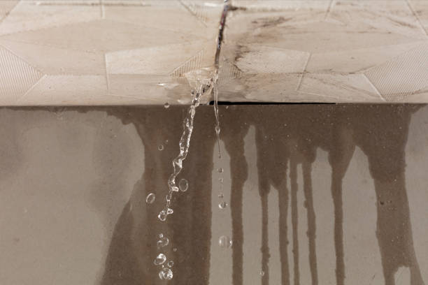Professional Flood Damage Cleanup technician working in Franklin, ME